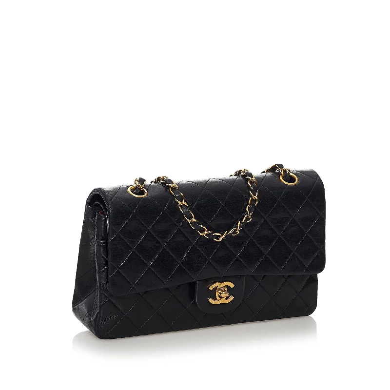 Chanel Classic Medium Lambskin Double Flap Bag (35313)