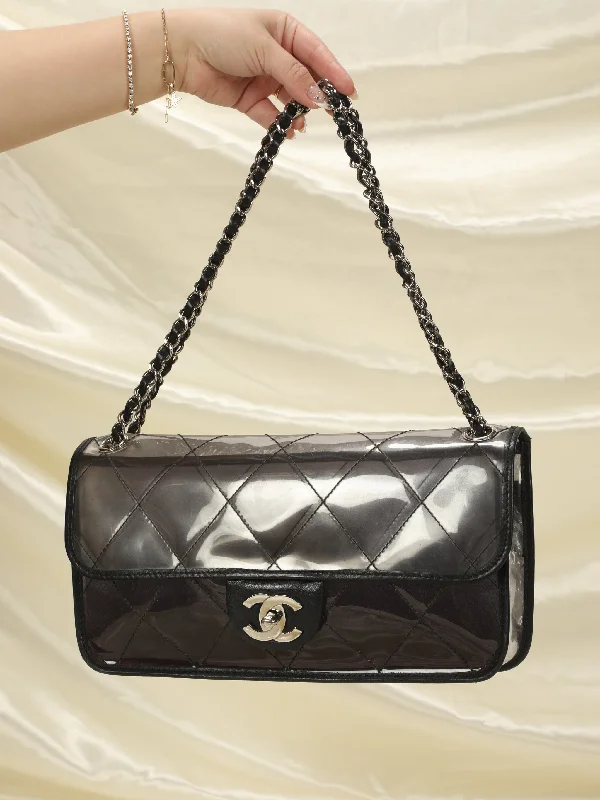 Rare Chanel Ombre Transparent Flap Bag