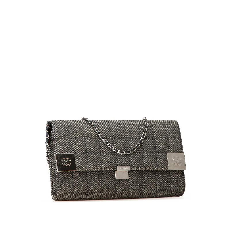 Chanel Denim Choco Bar Chain Flap (rispJa)