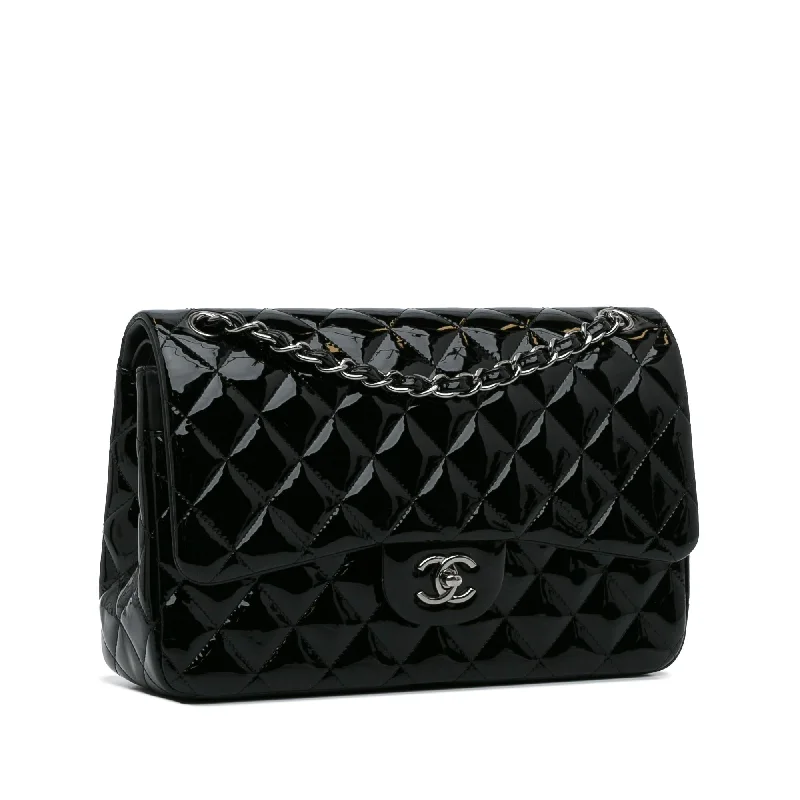 Chanel Jumbo Classic Patent Double Flap (bJyJDD)