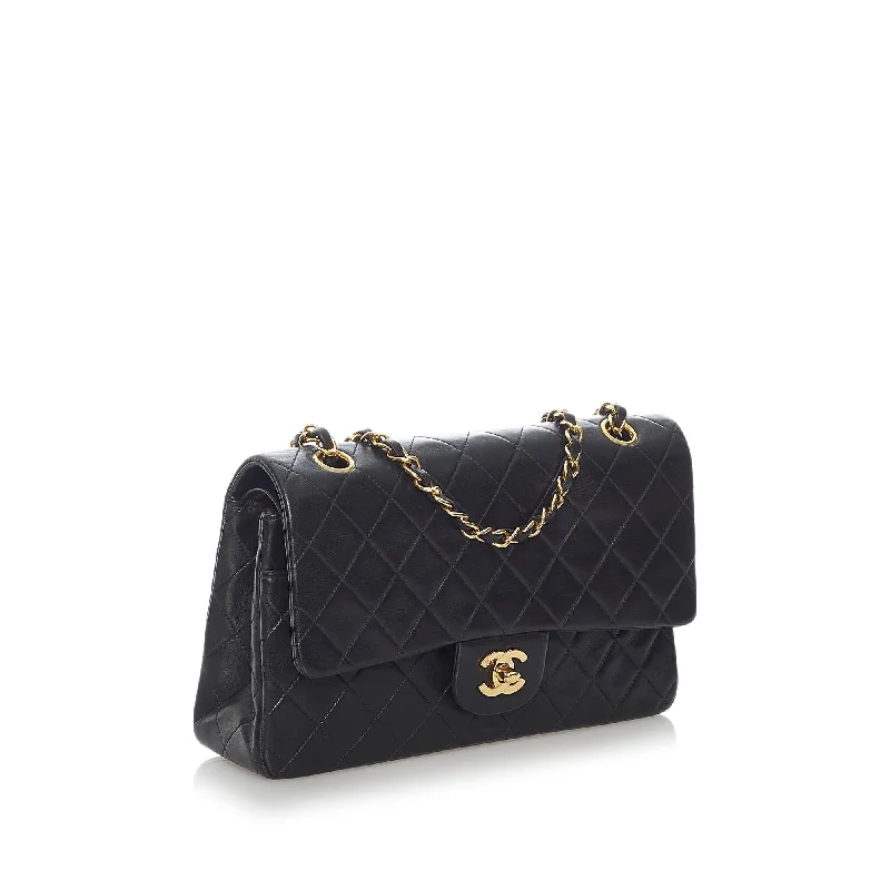 Chanel Classic Medium Lambskin Double Flap Bag (30669)