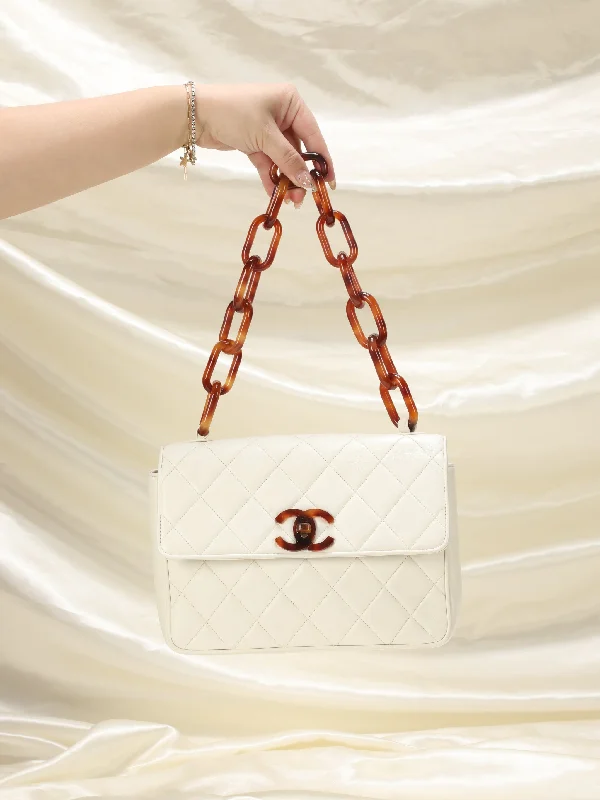 Rare Chanel Lambskin Tortoiseshell Flap Bag