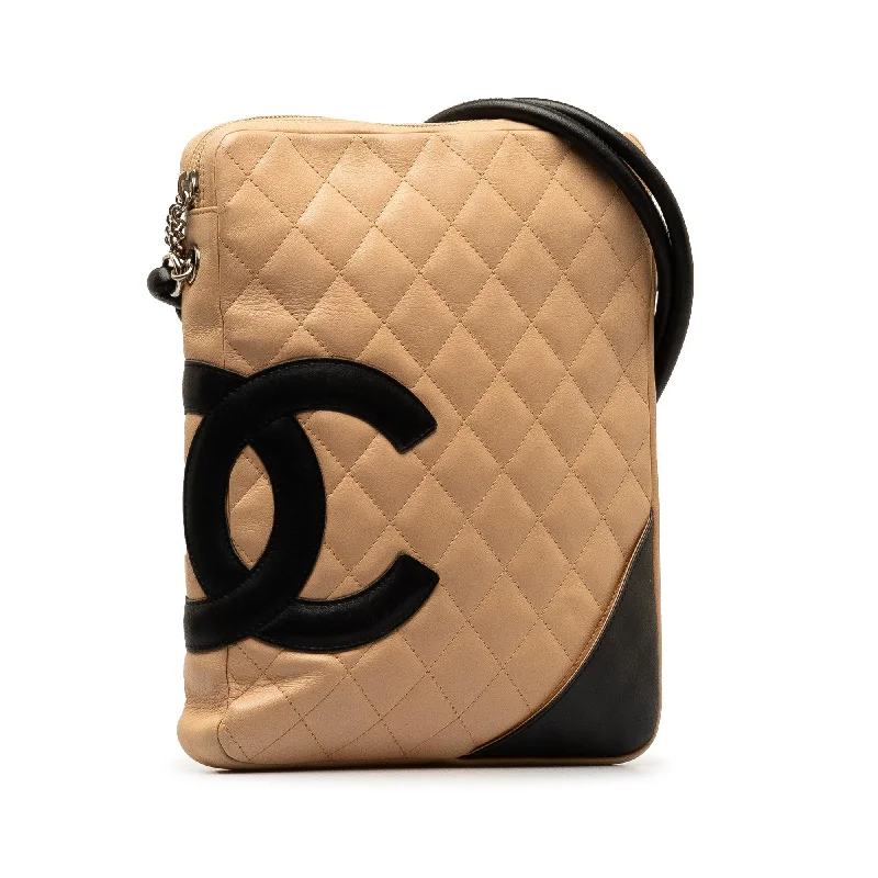 Chanel Lambskin Cambon Ligne Crossbody (21mvXM)