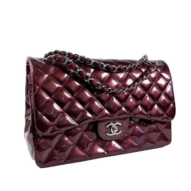 Chanel Jumbo Classic Patent Double Flap (KP5acZ)