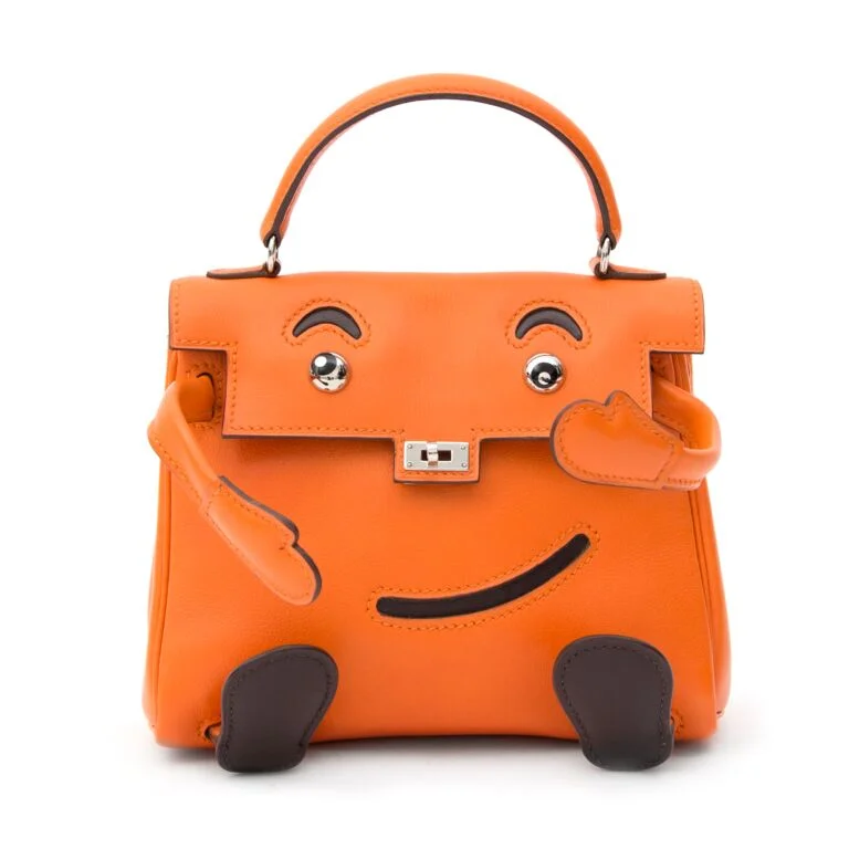 Hermès Idole Kelly Orange Gulliver Bag