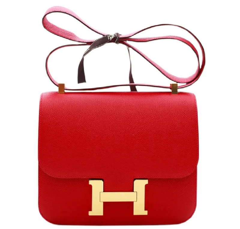 Hermès Constance 24 Bag Rouge Casaque Epsom