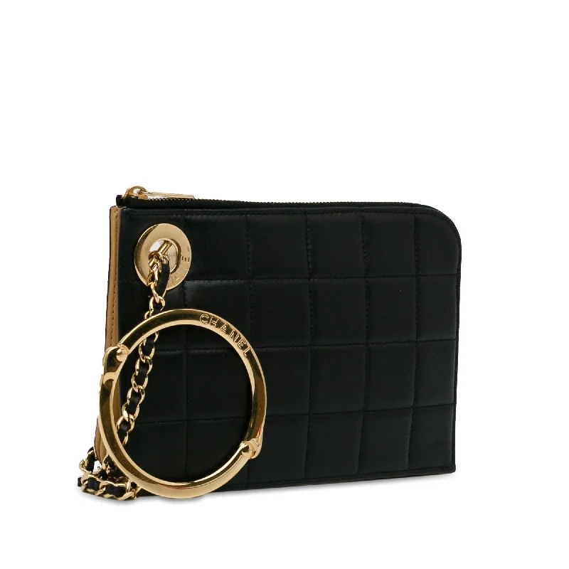 Chanel Choco Bar Lambskin Clutch (h7Hkni)