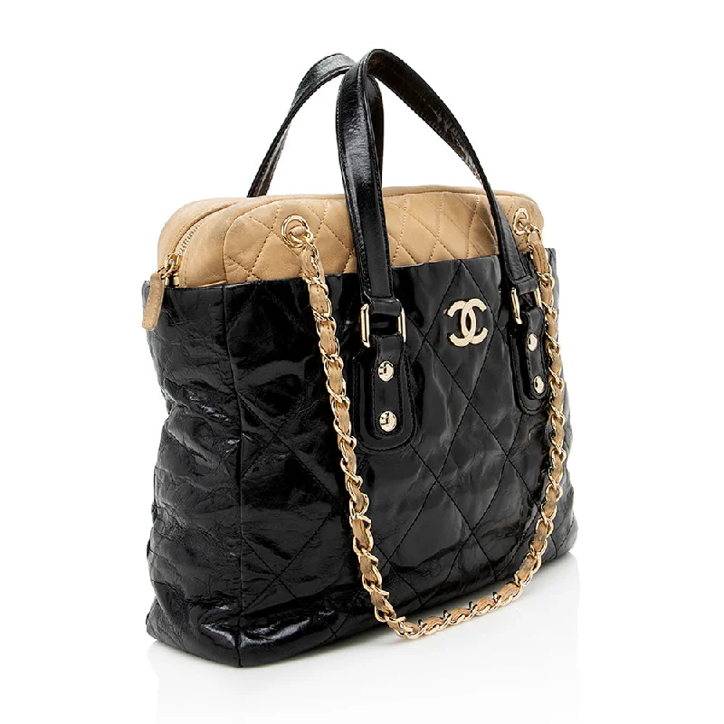 Chanel Glazed Calfskin Portobello Large Tote - FINAL SALE (16186)