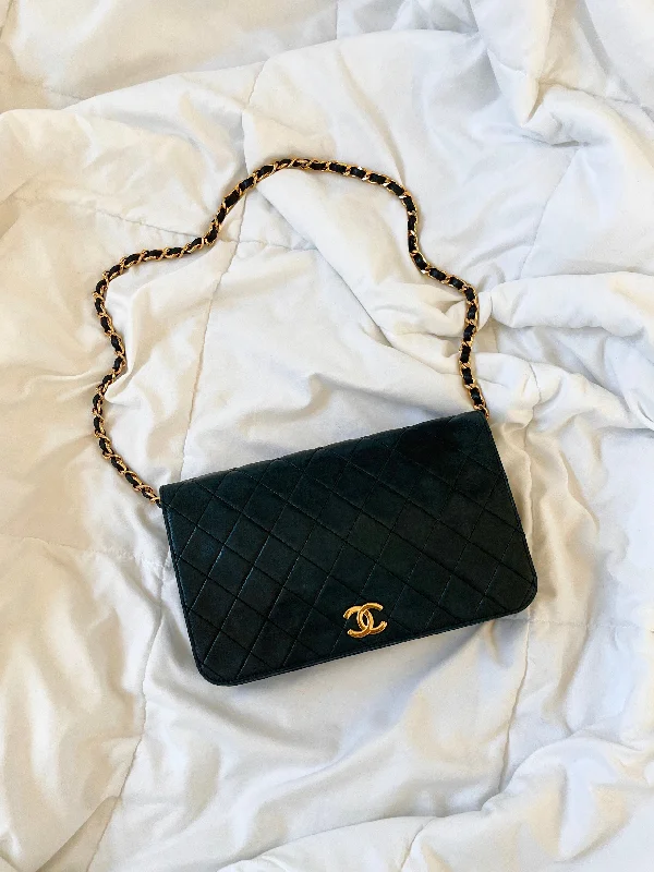 Chanel Full Flap Medium Lambskin Full Flap Bag