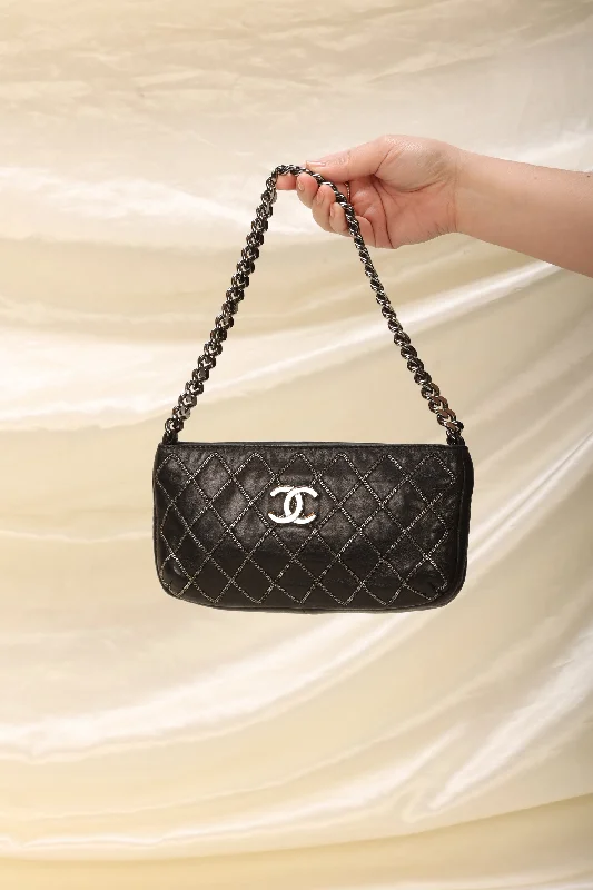 Rare Chanel Chain-Quilted Pochette