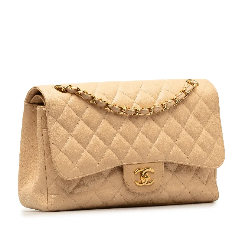 Chanel Jumbo Classic Caviar Double Flap (TG68Ji)