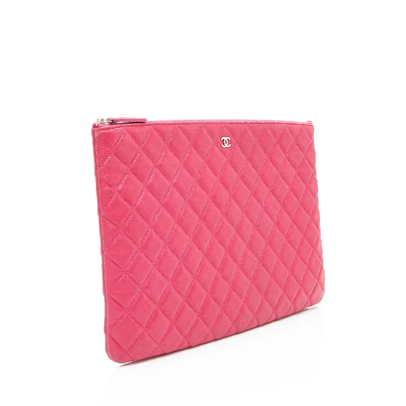 Chanel Lambskin Large O-Case (alFABe)