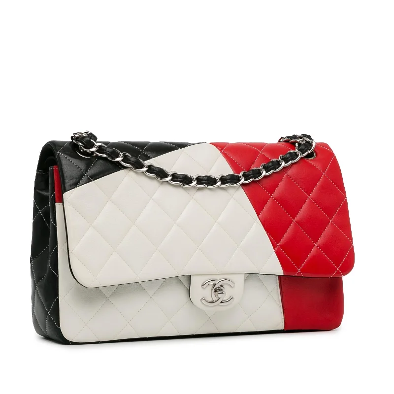 Chanel Jumbo Colorblock Classic Flap Bag (9TADjH)