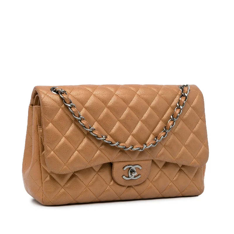 Chanel Jumbo Classic Caviar Double Flap Bag (YmUP1q)