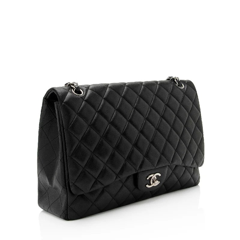 Chanel Lambskin Classic Maxi Single Flap Bag (zrKD0o)