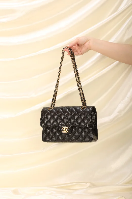 Chanel 2020 Caviar Small Double Flap