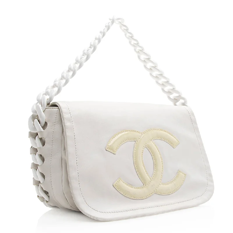 Chanel Leather Modern Chain Flap Shoulder Bag (20393)