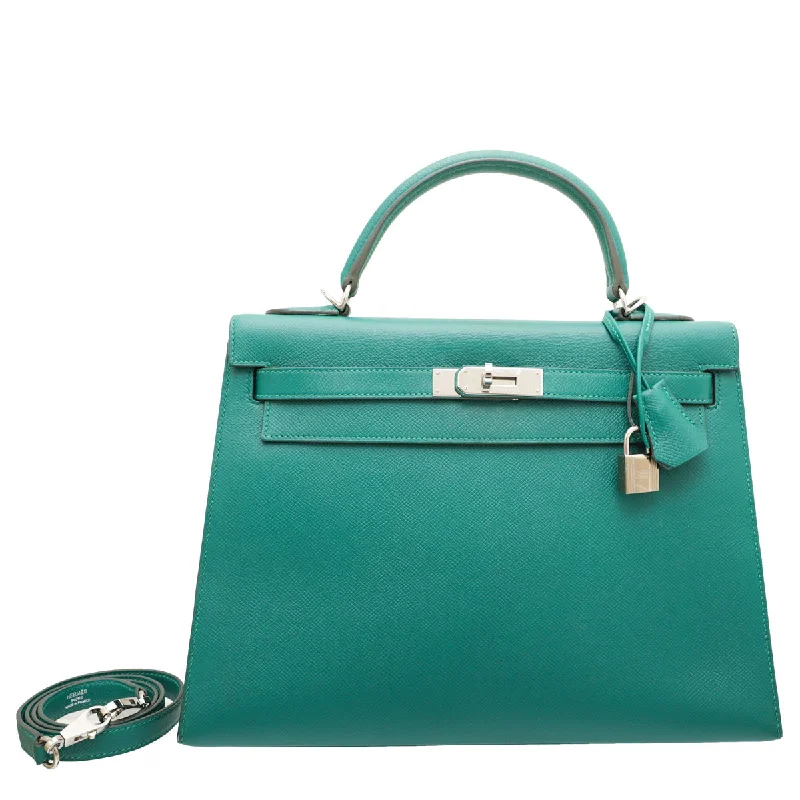 Hermes Vert Vertigo Epsom Kelly Sellier Bag