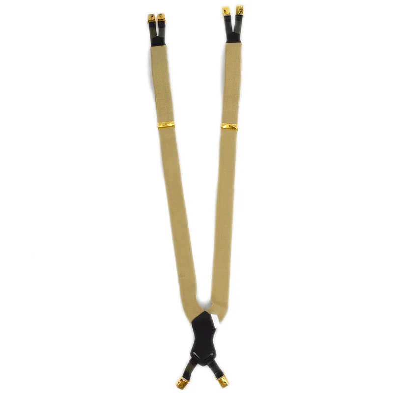 CHANEL 1997 Spring Suspenders Beige AK38023g