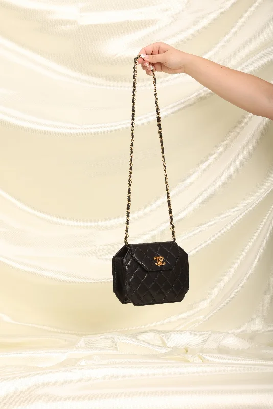 Ultra-Rare Chanel Lambskin Octagon Shoulder Bag