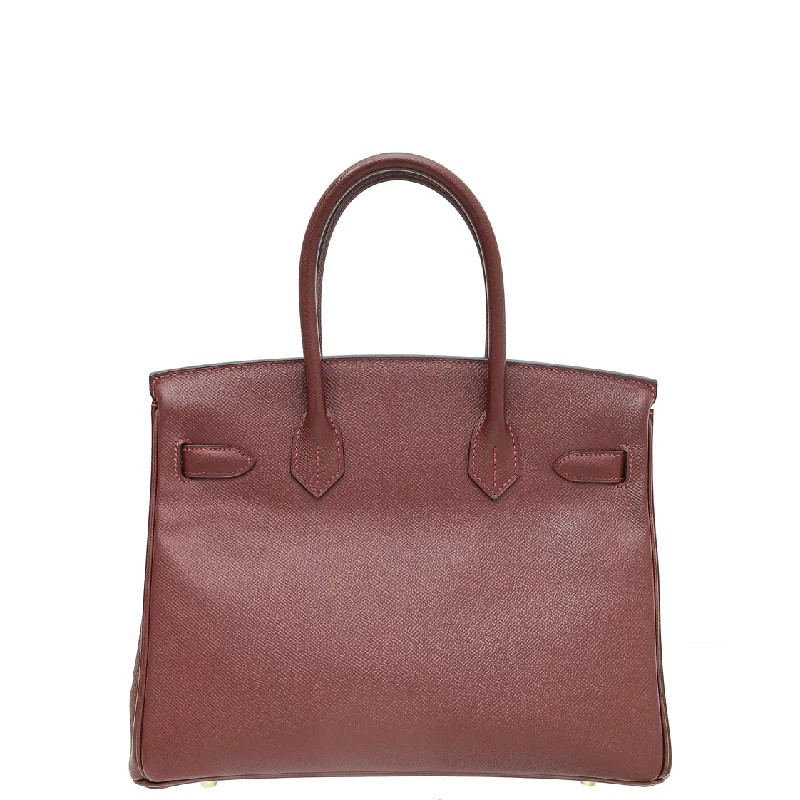 Hermes Rouge H Birkin 30 Bag