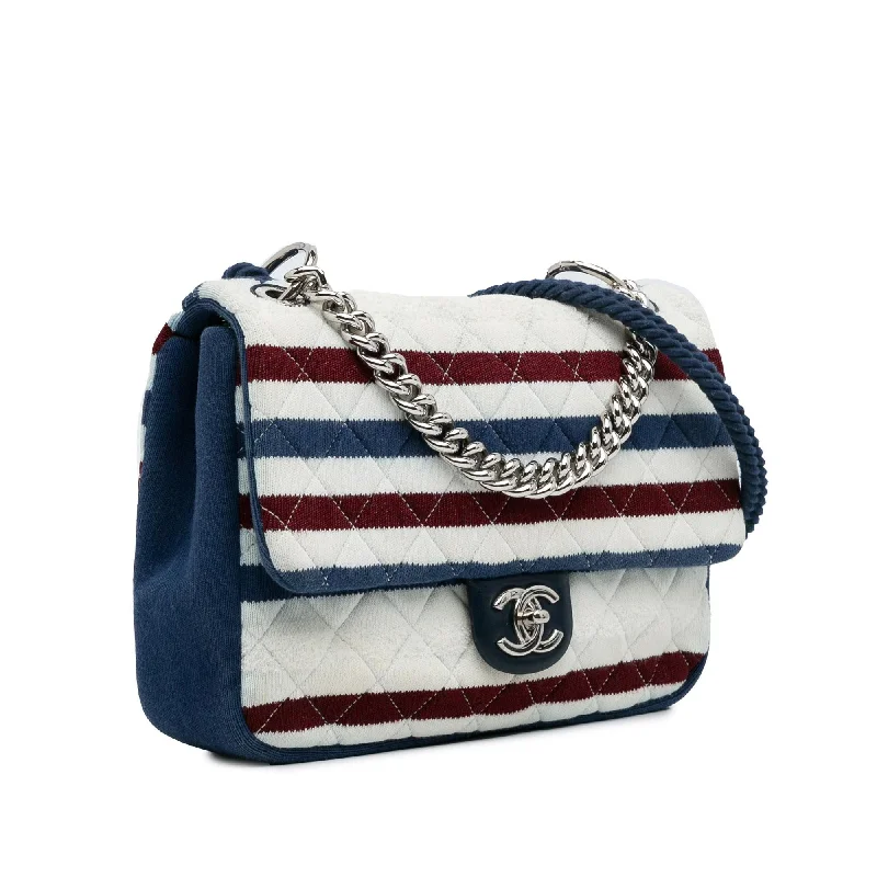 Chanel Jumbo Jersey Rope Flap Bag (ixkP1F)