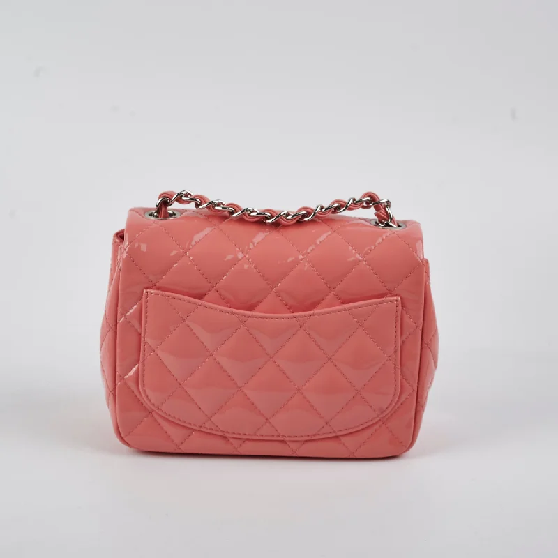 Chanel Classic Flap Square Patent Pink - Series 21