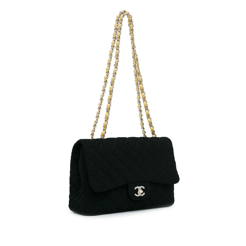 Chanel Jumbo Classic Jersey Single Flap (X4hoLJ)