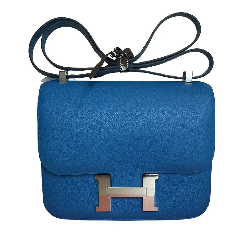 Hermès Constance 24 Bag Bleu Zanzibar Evercolor PHW