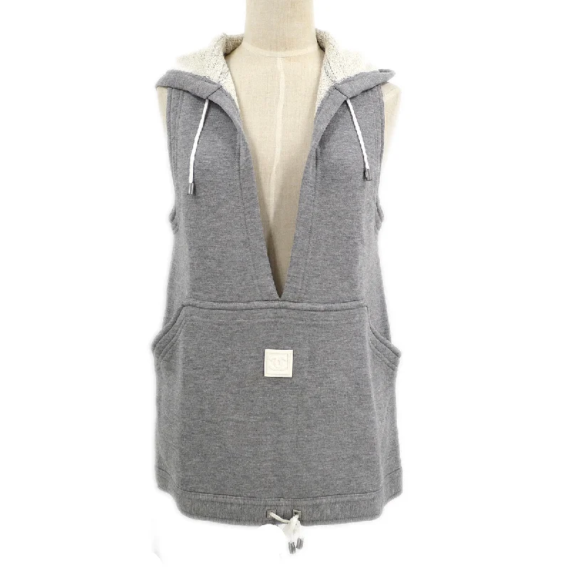 Chanel 2005 Spring Sport Line sleeveless hoodie #36