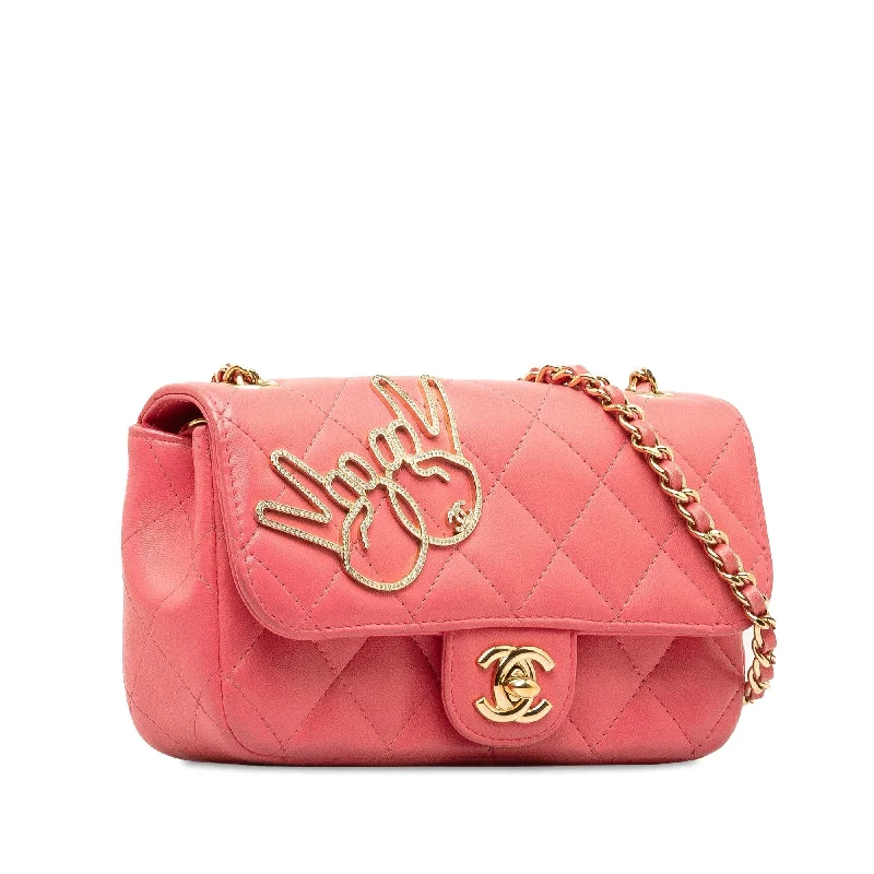 Chanel Extra Mini Lambskin V for Victory Flap (la8uiD)