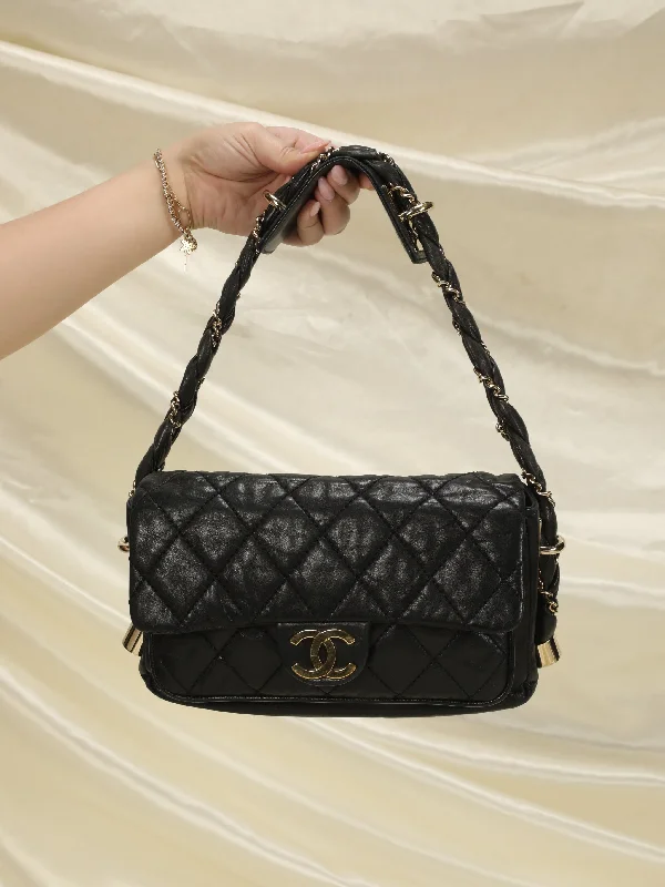 Rare Chanel Braided Shoulder Bag