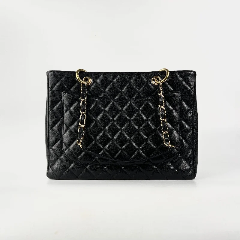 Chanel Grand Shopping Tote GST Caviar Black