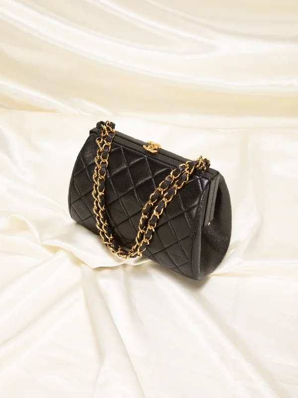 Rare Chanel Lambskin Mini Chain Bag