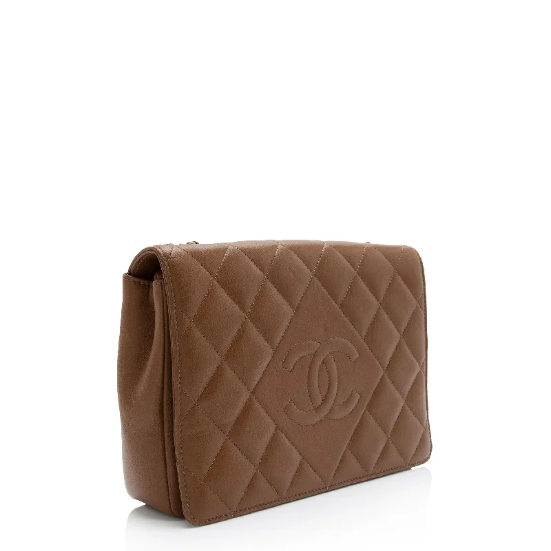 Chanel Lambskin Diamond CC Flap Bag (1zVIRm)