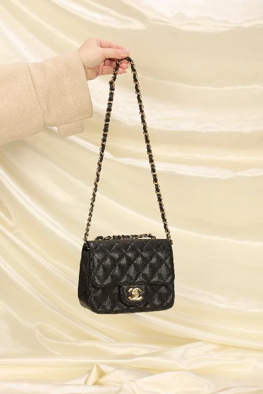 Rare Chanel Caviar Mini Square Flap