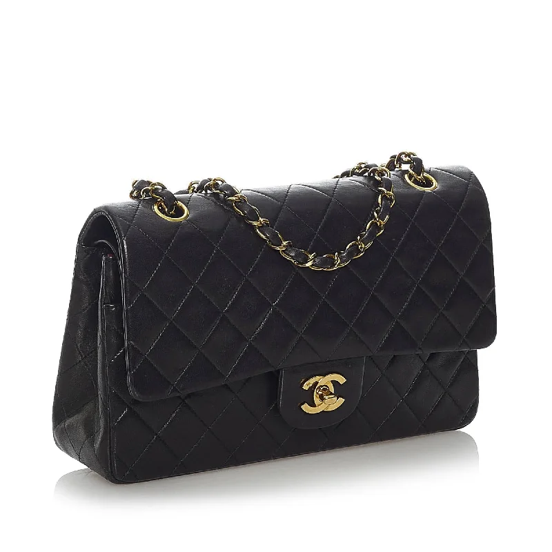 Chanel Classic Medium Lambskin Double Flap Bag (30783)