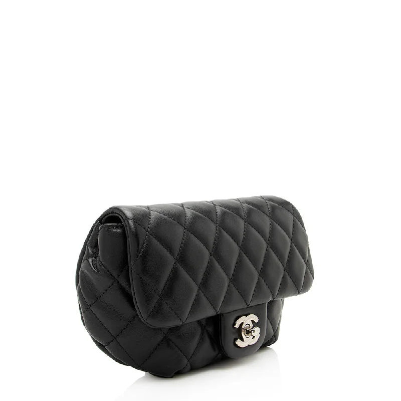 Chanel Lambskin CC Flap Belt Bag (19470)