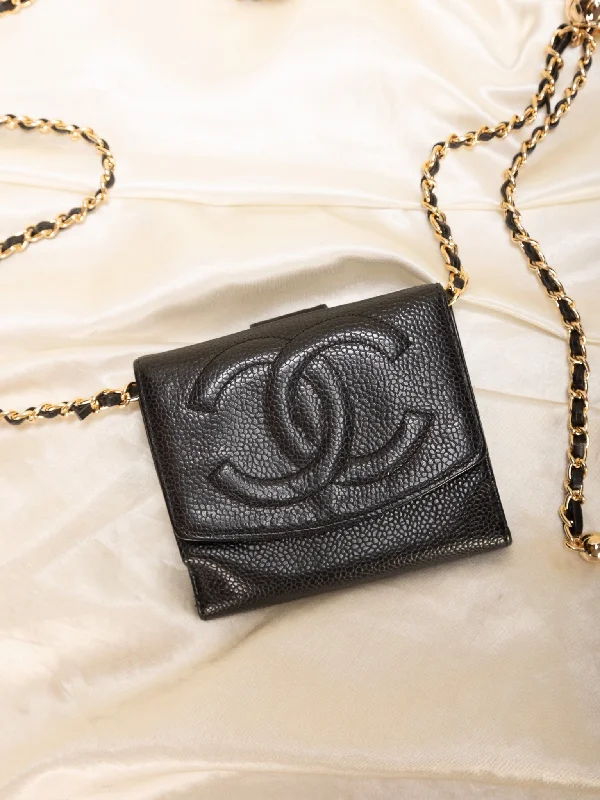 Chanel Caviar Wallet On Chain