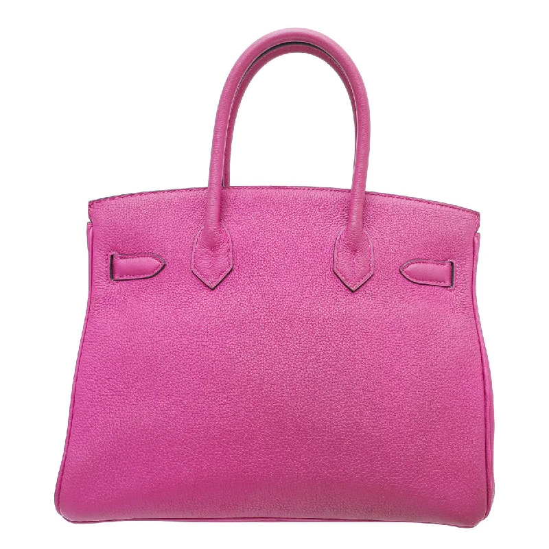 Hermes Rose Pourpre Birkin 30 Bag