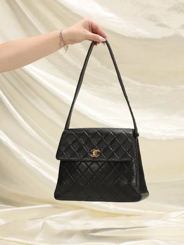 Rare Chanel Lambskin Flap Shoulder Bag