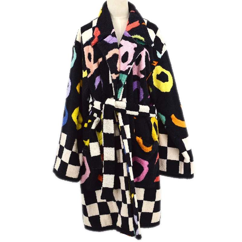 CHANEL 1995 Spring CC check-print bathrobe #36