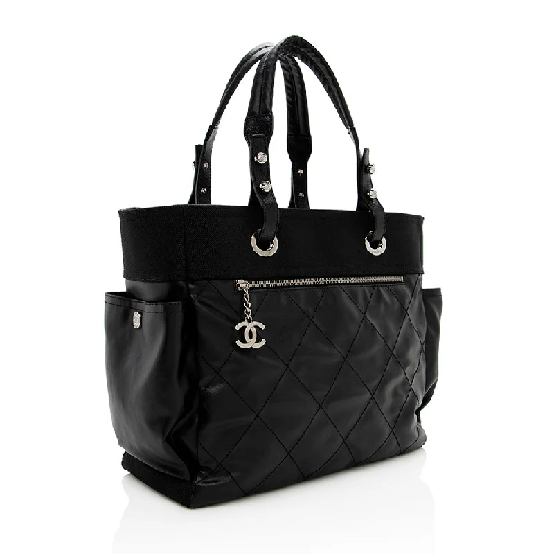 Chanel Coated Canvas Paris Biarritz Large Tote (14997)