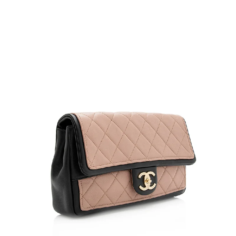 Chanel Lambskin Graphic Medium Flap Bag (20883)