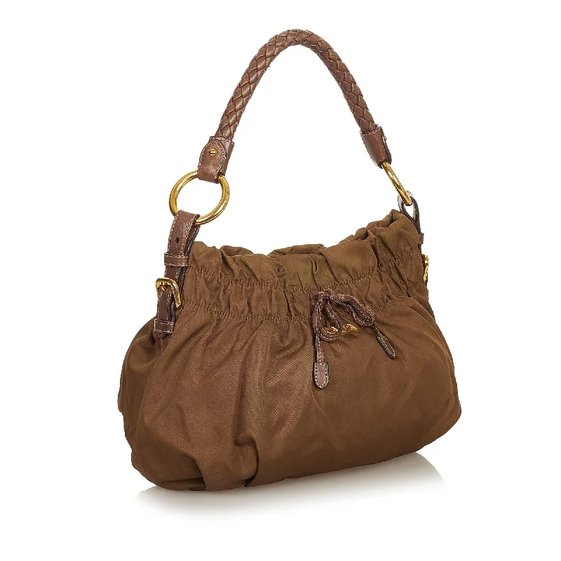 Prada Tessuto Bow Shoulder Bag 26356