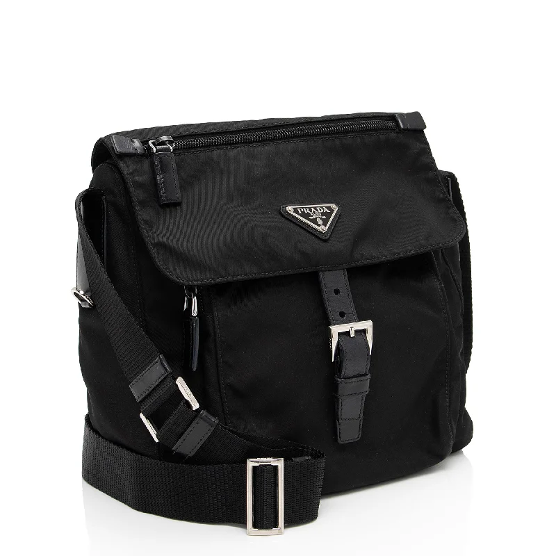 Prada Tessuto Buckle Messenger ZElqhI