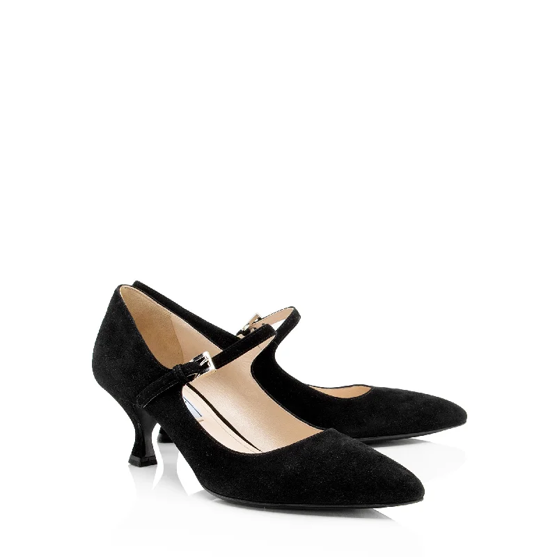 Prada Suede Mary Jane Pumps - Size 7.5 / 37.5 y4UkVk